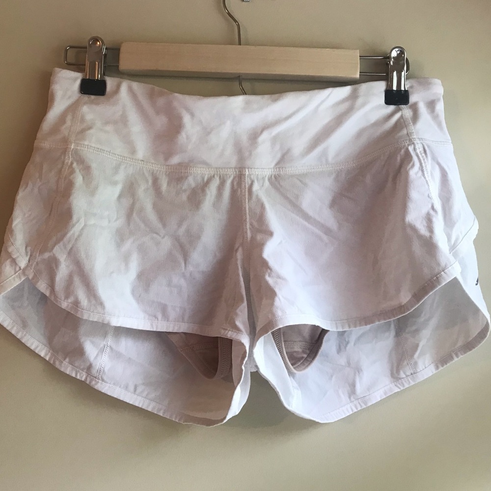 White lulu shorts